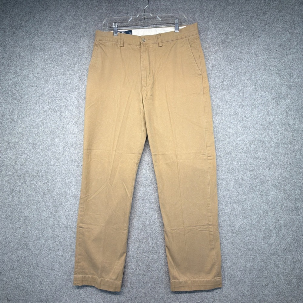 Vintage Polo Ralph Lauren Prospect Pants Mens 33x32 (Fits 34x30) Khaki Chino 90s